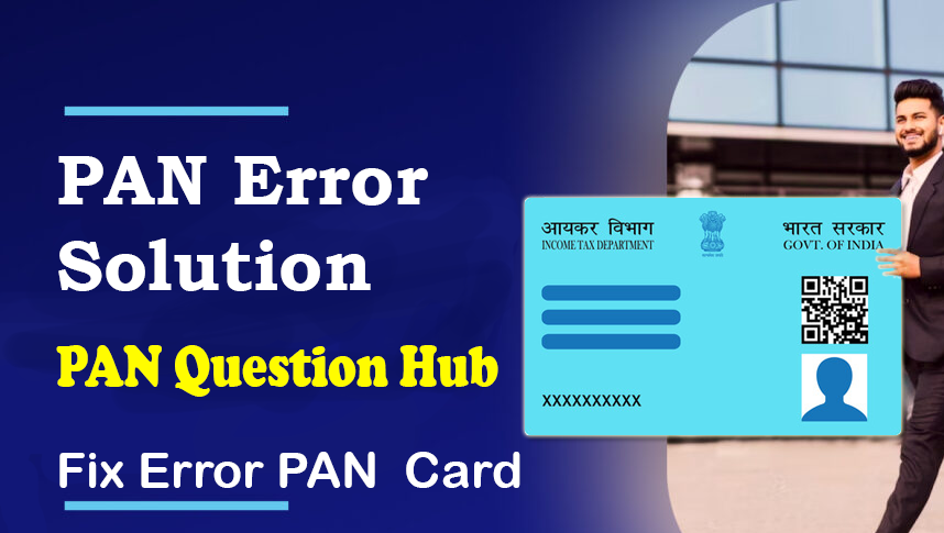 PAN Error Solution Home Banner